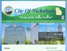 Tablet Screenshot of nicholson-ga.com
